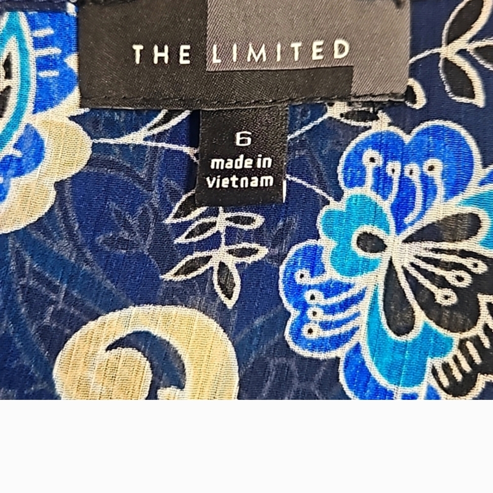 The Limited Blue Floral dress